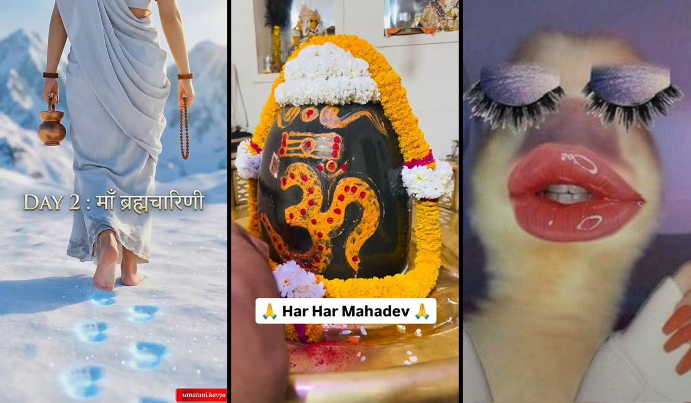 Navratri reels are exploding right now